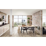 UltraLight Brick Loft Red White HD Coated - EPS Baksteen 3D Wandpanelen