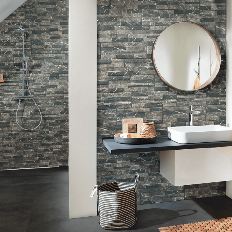 Carrelage mural UltraStrong Marble Noir
