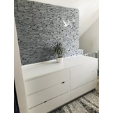 UltraLight Plaquettes de parement décorative Tasso gris