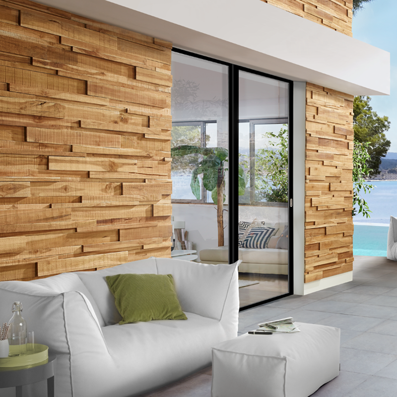 Wood Panel 3D Ultrawood Teak Linari XL Natural