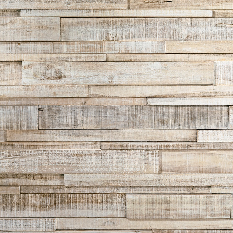 Holzverblender3D UltraWood Teak Linari XL White Washed