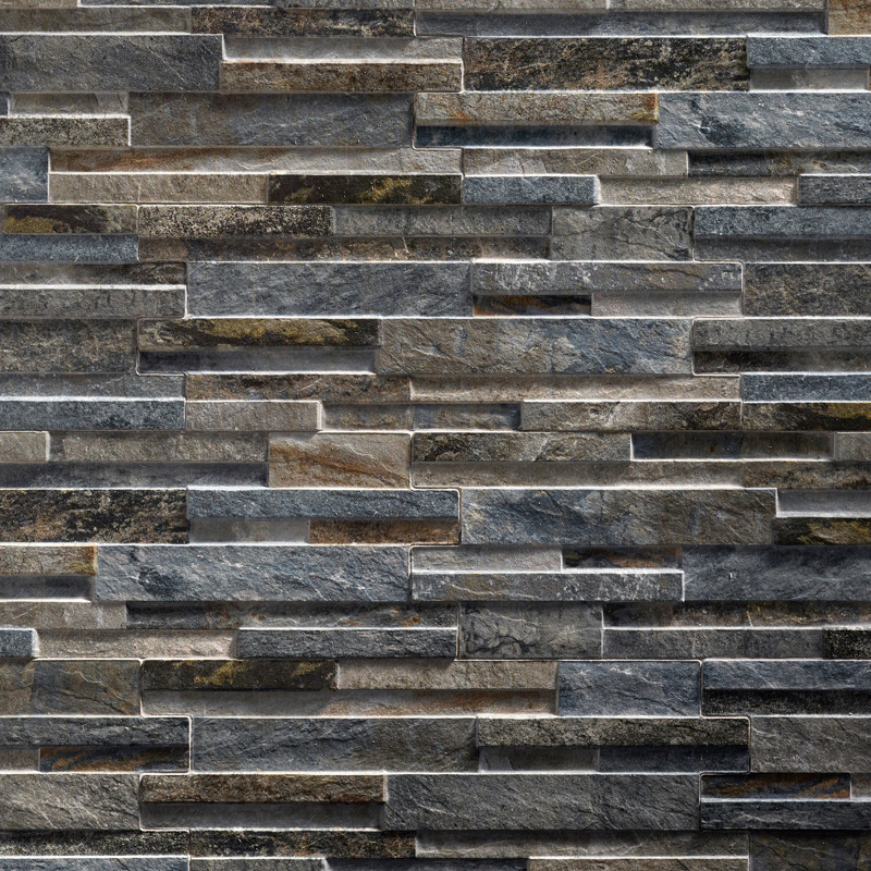 Ultrastrong Avella Black Stone Effect Porcelain Wall Tile