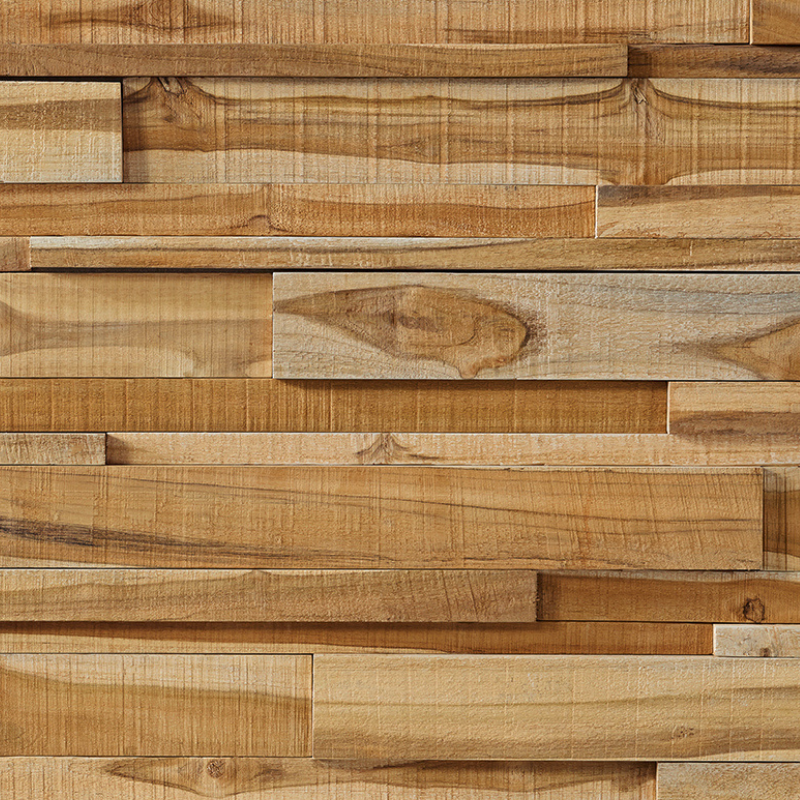 Wood Panel 3D Ultrawood Teak Linari XL Natural