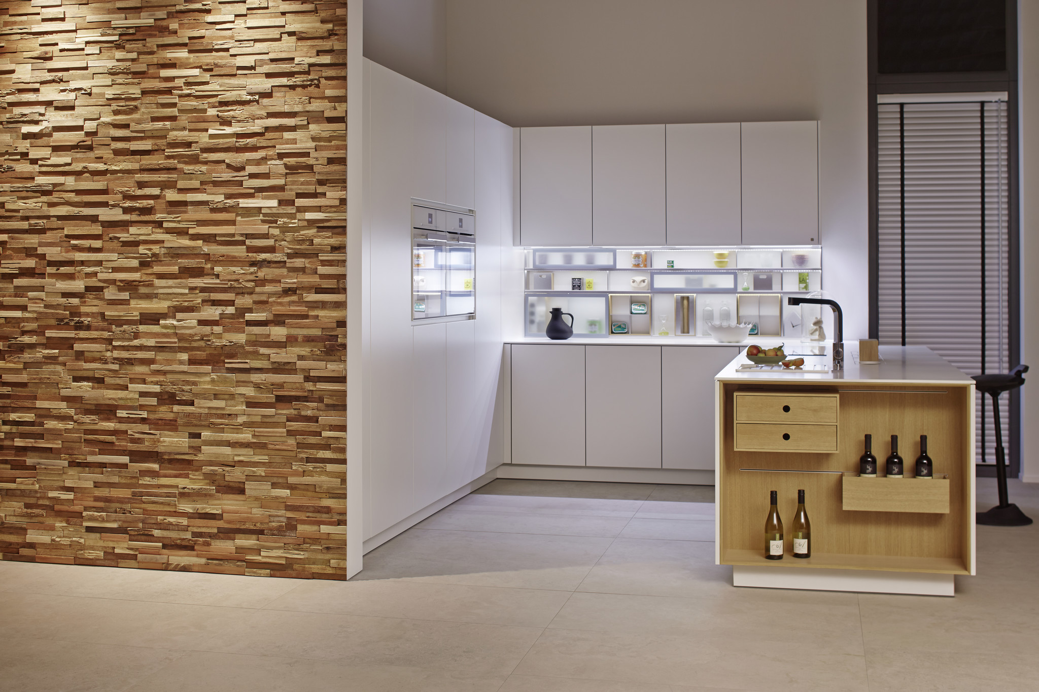 Holzverblender 3D UltraWood Teak Benevento