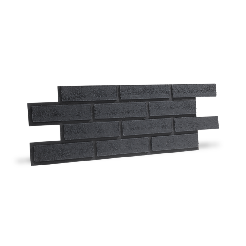 UltraFlex Brick Sheet Peel & Stick Black