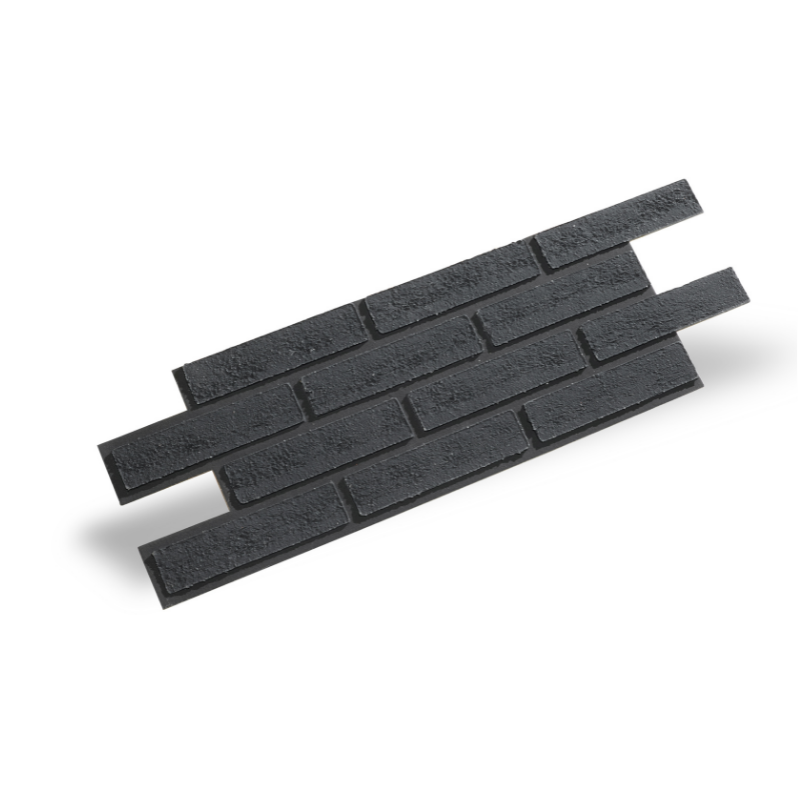 UltraFlex Brick Sheet Peel & Stick Black