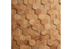 UltraWood Teak Hexagon