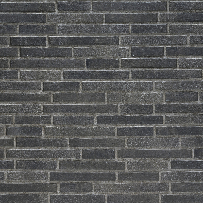 UltraStrong Long Brick Feinsteinzeug Verblender Wandfliese Anthrazit