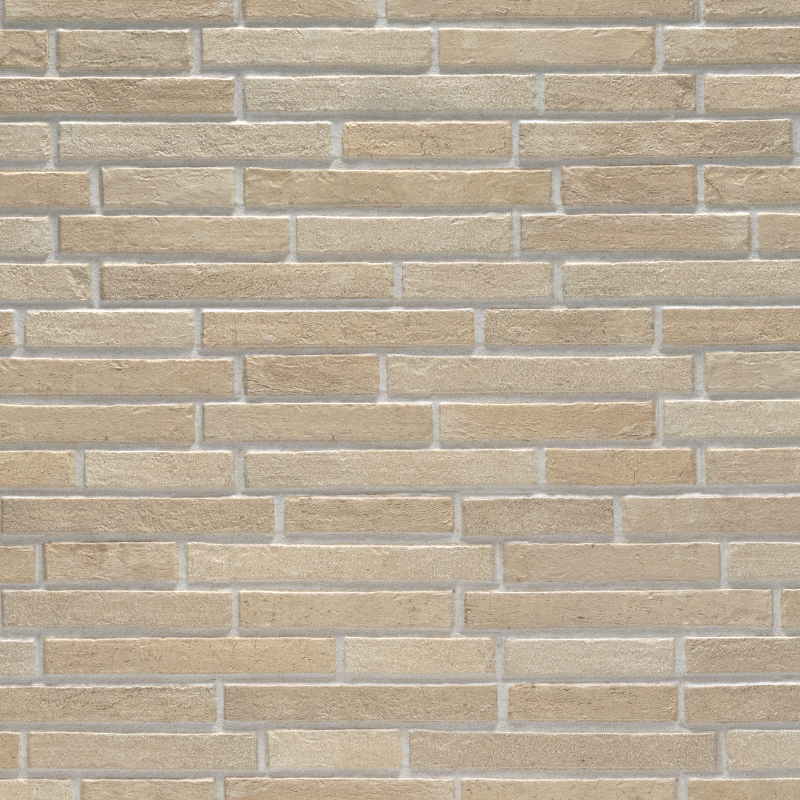 UltraStrong Long Brick Porcelain Wall Tile Sahara Creme