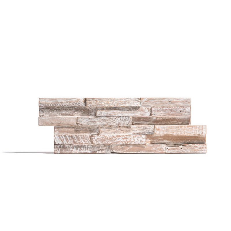 Holzverblender 3D Ultrawood Teak White Washed