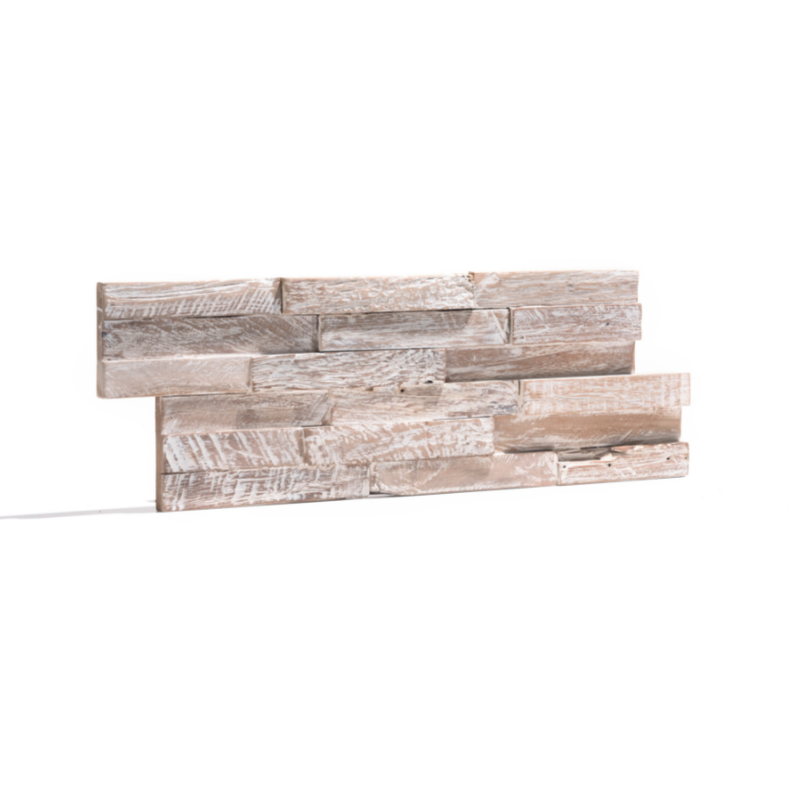Holzverblender 3D Ultrawood Teak White Washed