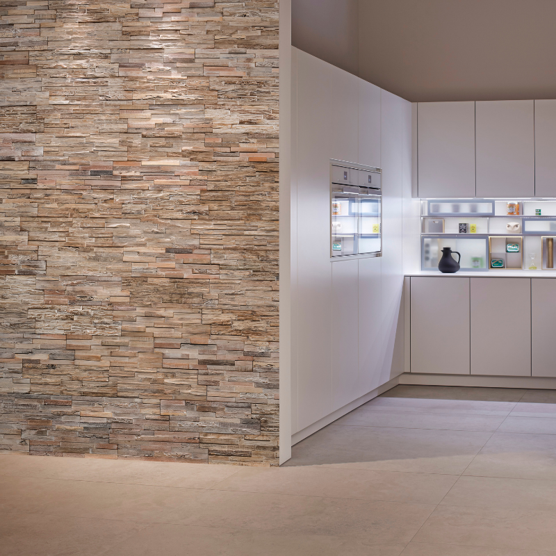 Houtstrip 3D Ultrawood Teak White Washed