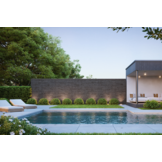 Carrelage mural UltraStrong Long Brick  -Antracite