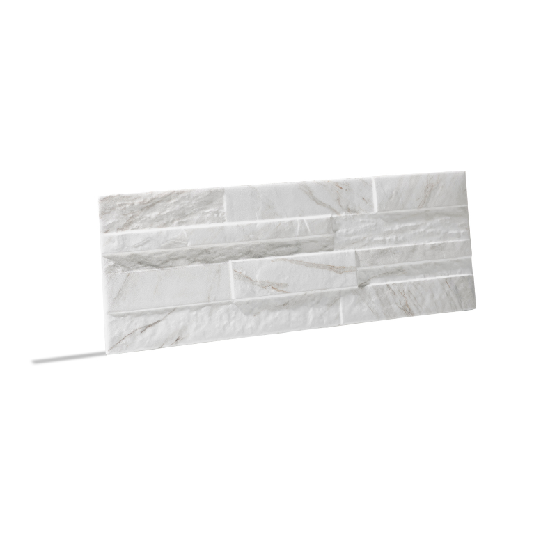 UltraStrong Marble White Stone Effect Porcelain Wall Tile