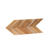 UltraWood  Teak Chevron - 3D Holzverblender