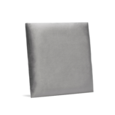 Rebel of Styles 3D Parement mural en tissus de luxe Velours Gris