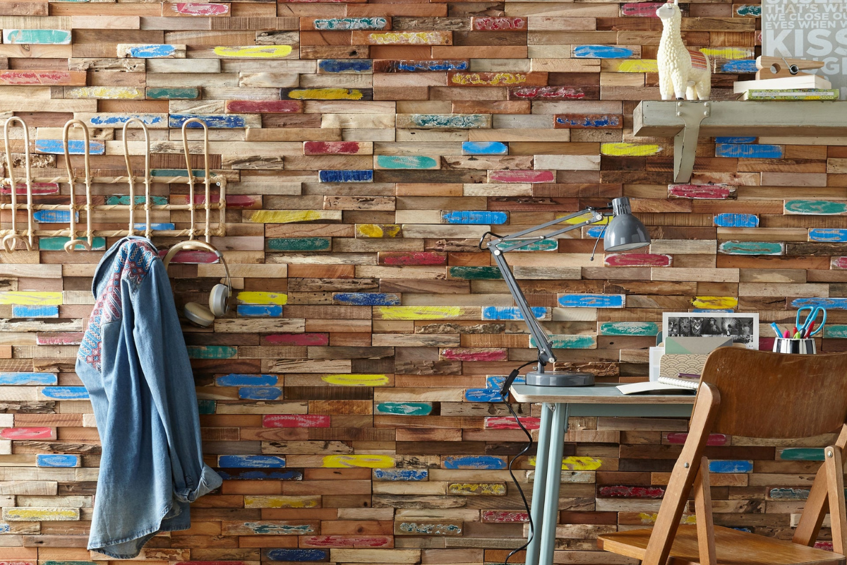 Ultrawood Teak Boat - 3D Wooden Wall Panels