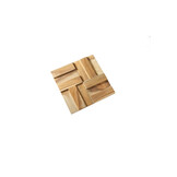 UltraWood Teak Cubic - 3D Holzverblender