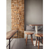 UltraWood Teak Cubic - 3D Holzverblender