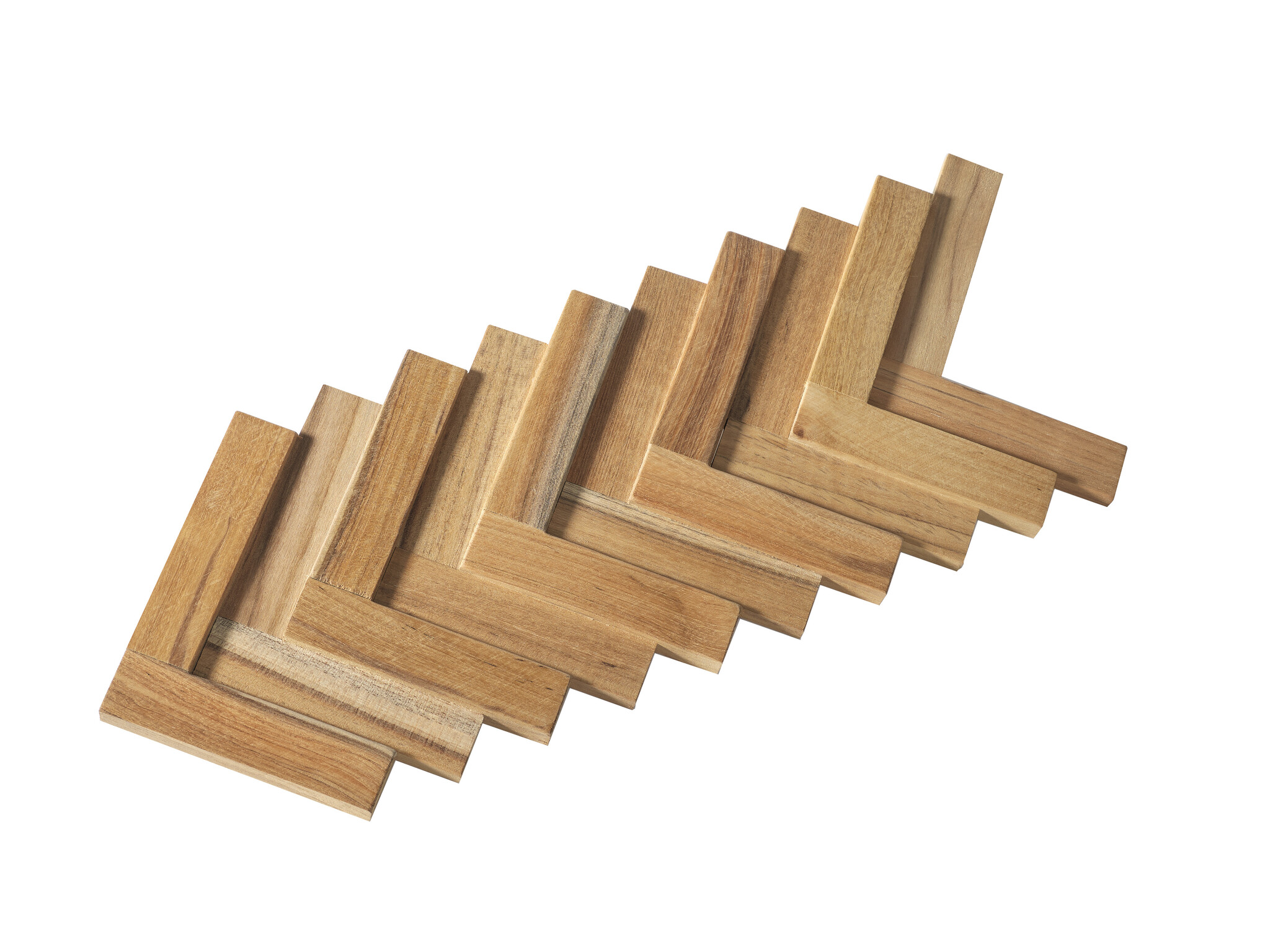 Holzverblender 3D UltraWood Teak Herringbone