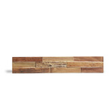 Ultrastrong Colorado Teak Stone Effect Porcelain Wall Tile 4D