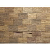 UltraWood Teak Big Square - 3D Houtstrips