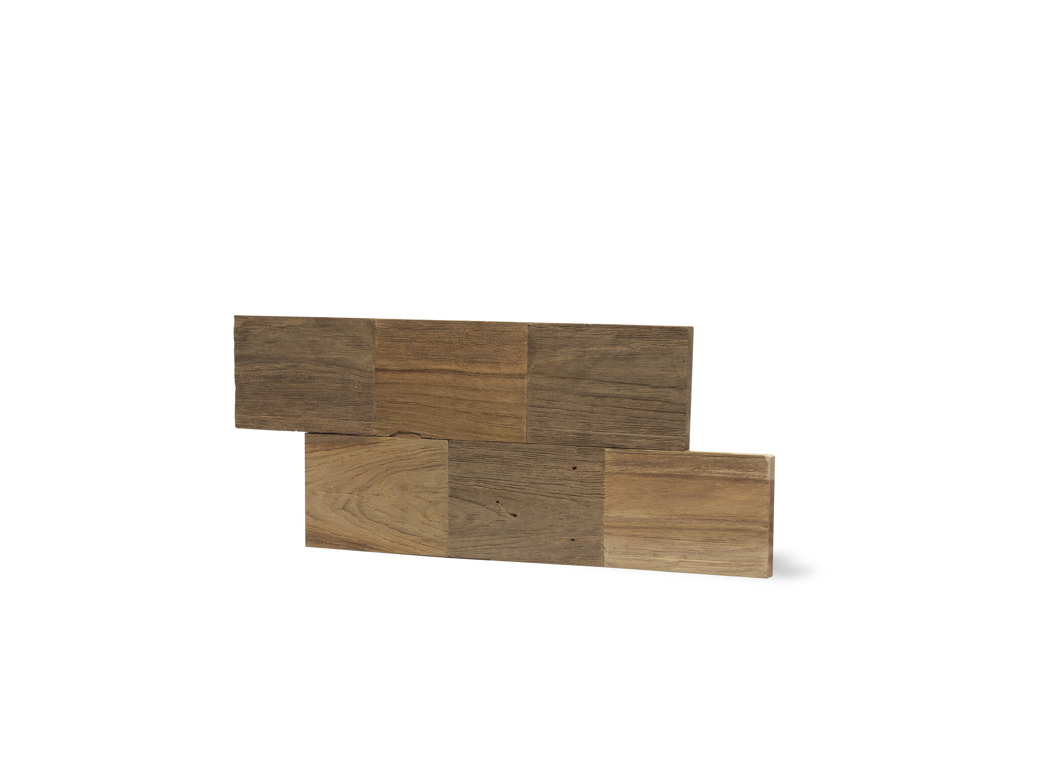 Plaquette de Parement en bois 3D UltraWood Teak Big Square