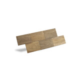 UltraWood Teak Big Square - 3D Houtstrips