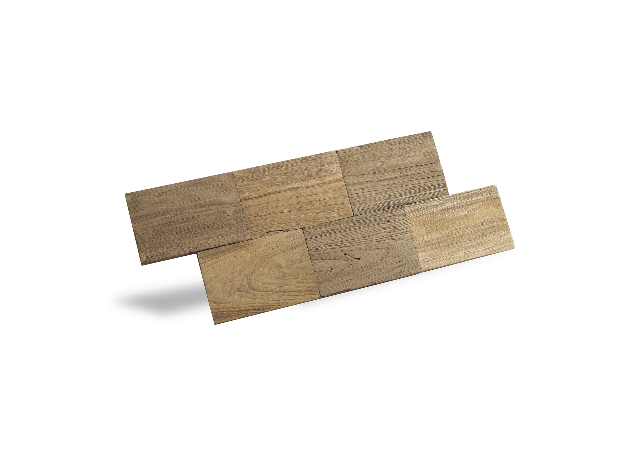 Plaquette de Parement en bois 3D UltraWood Teak Big Square