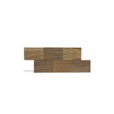 UltraWood Teak Big Square - Plaquette de Parement en bois 3D
