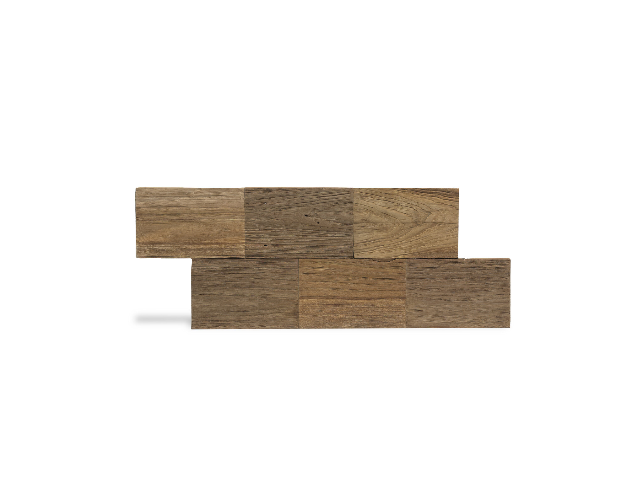 Plaquette de Parement en bois 3D UltraWood Teak Big Square