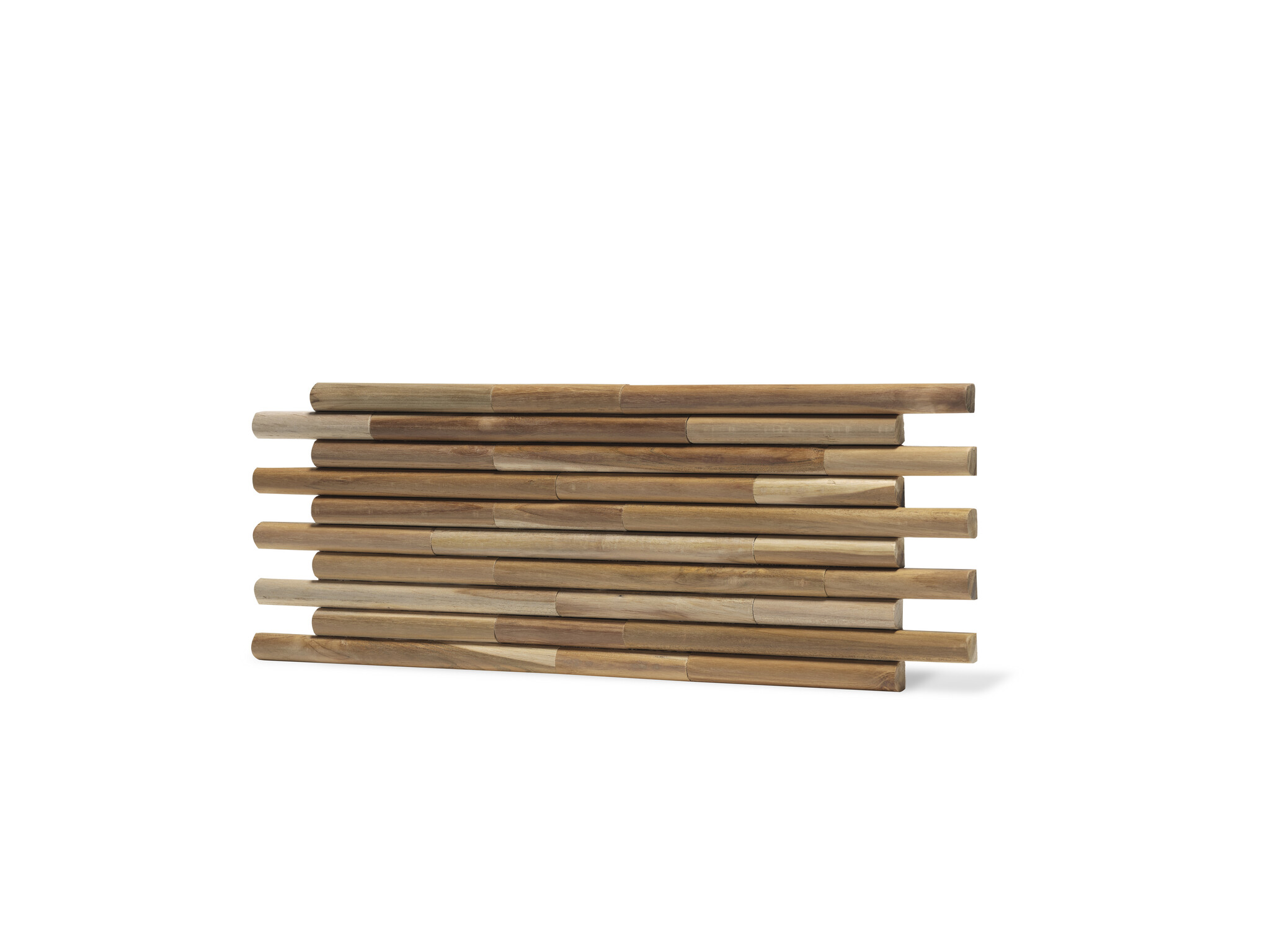 UltraWood Teak Round - 3D Houtstrips