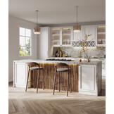 UltraWood Teak Round - 3D Houtstrips