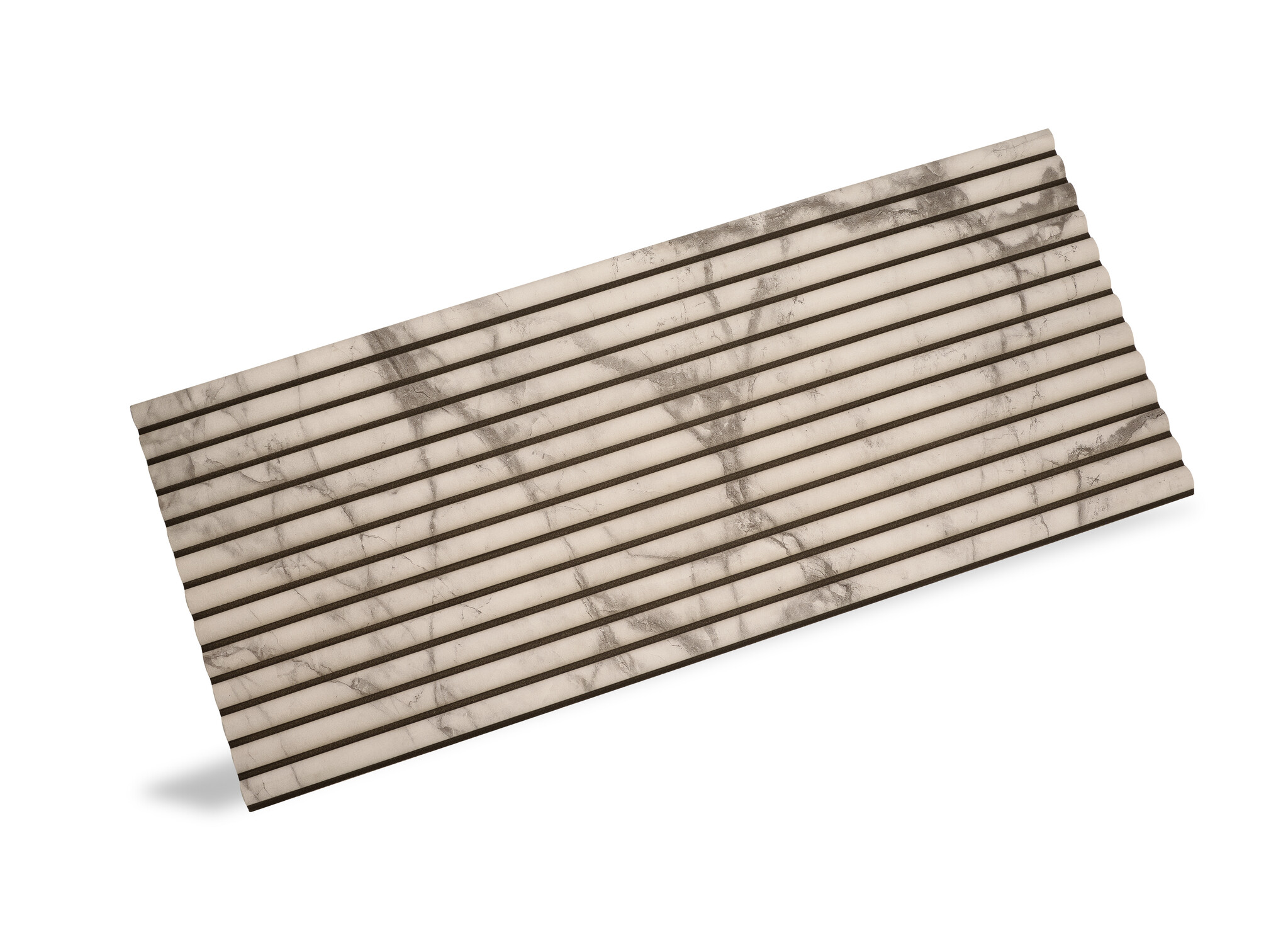 Faux wood 3D UltraLight Linari Round Marble White HD Printed