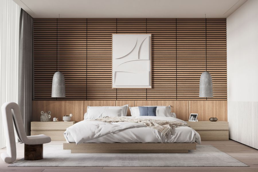 UltrAcoustic Tile Walnut (Pack de 6 panneaux)