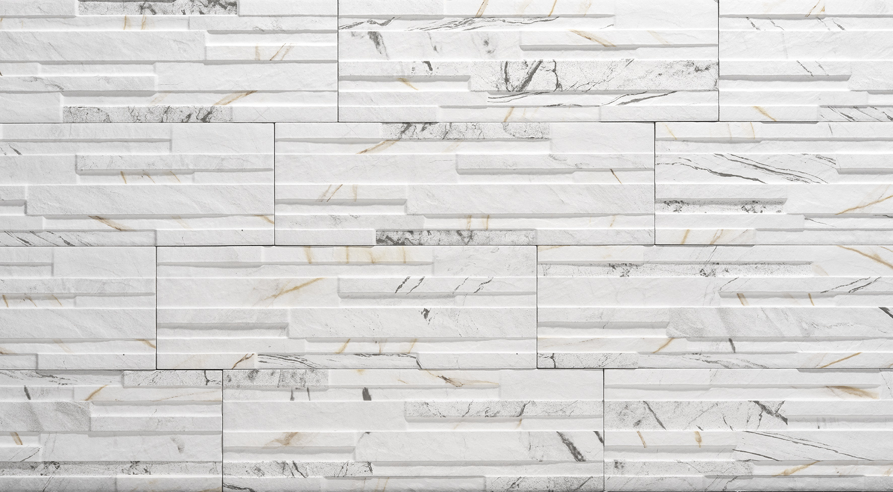 UltraStrong Marble White - 3D Steenstrips