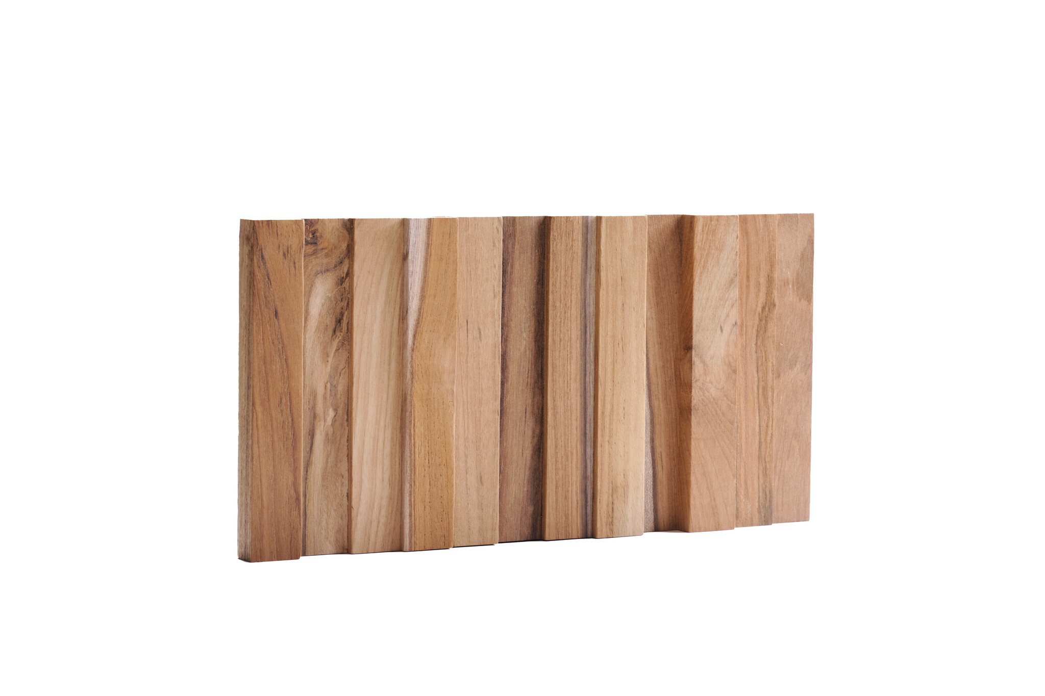UltraWood Teak Vertical - 3D Houtstrips