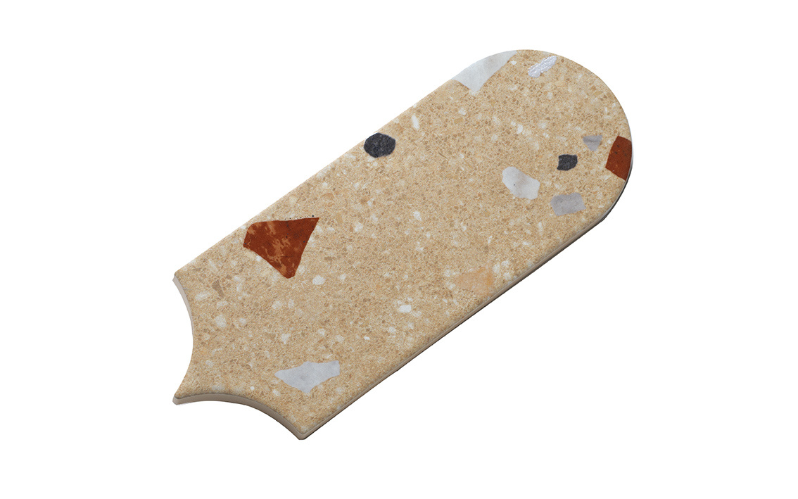 UltraStrong Terrazzo Round Beige