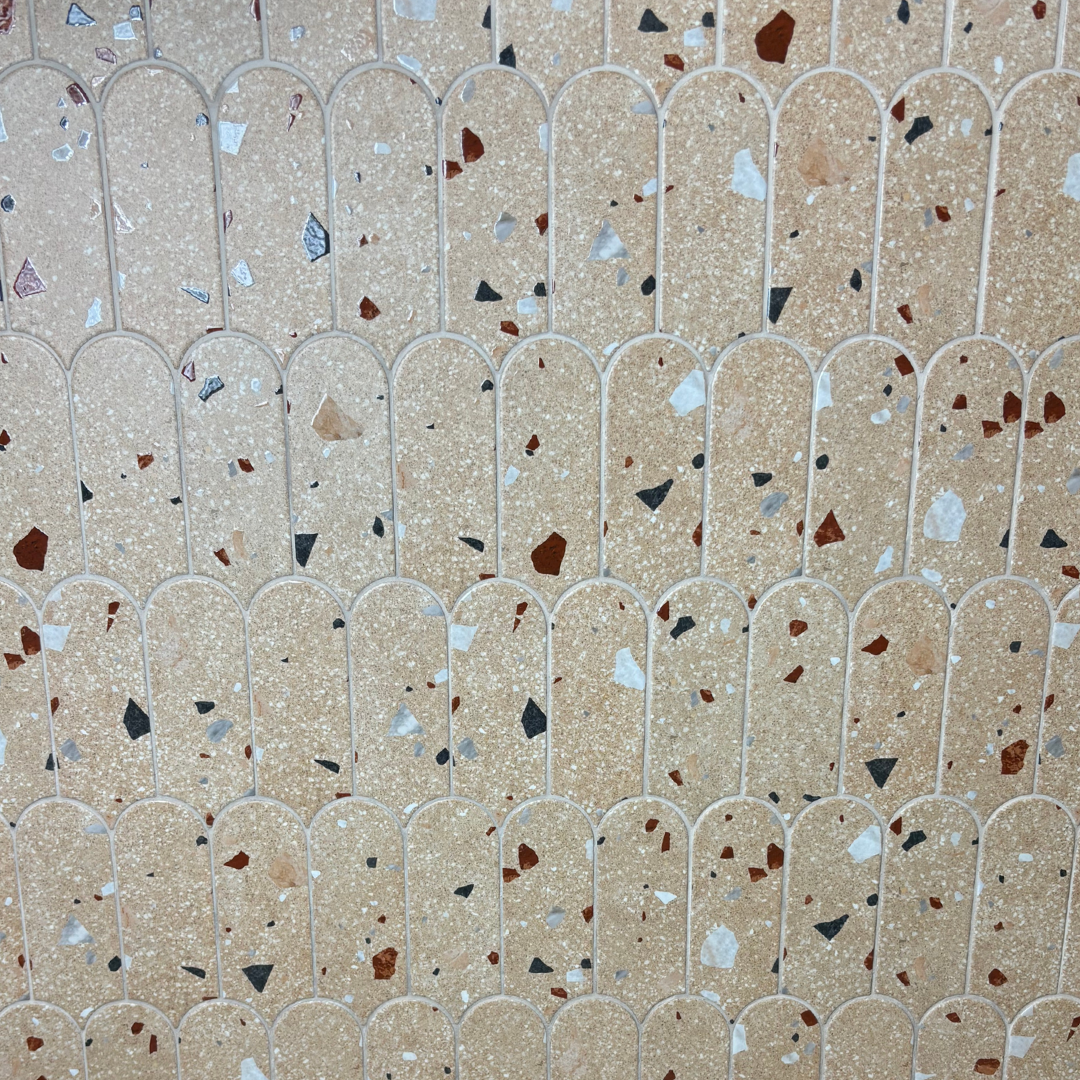 UltraStrong Terrazzo Round Beige