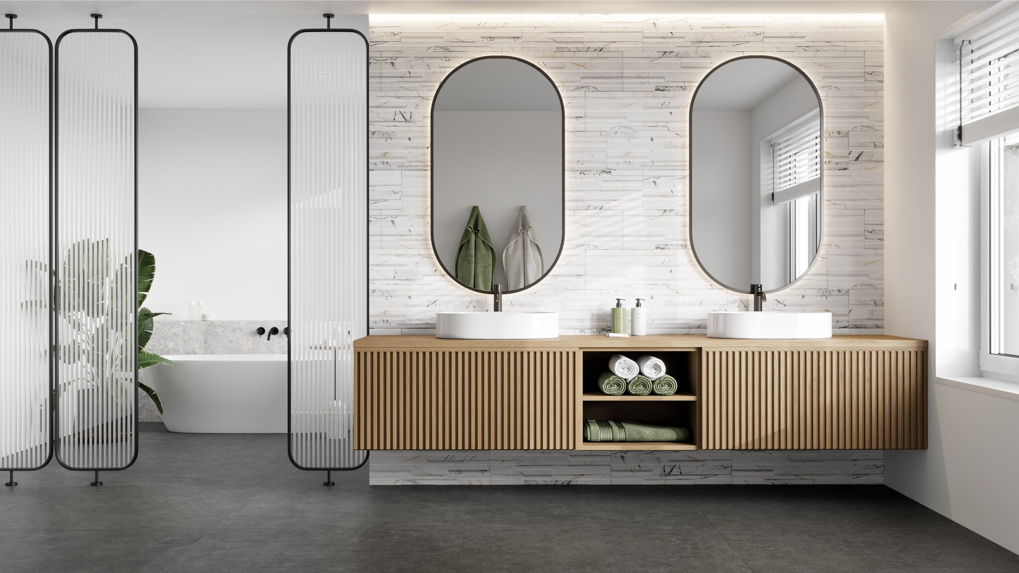 UltraStrong Marble White - 3D Steenstrips