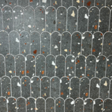 UltraStrong Terrazzo Round Anthracite