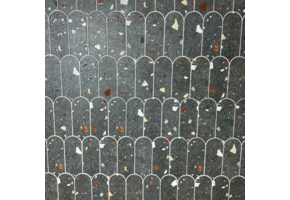 UltraStrong Terrazzo Round Anthracite