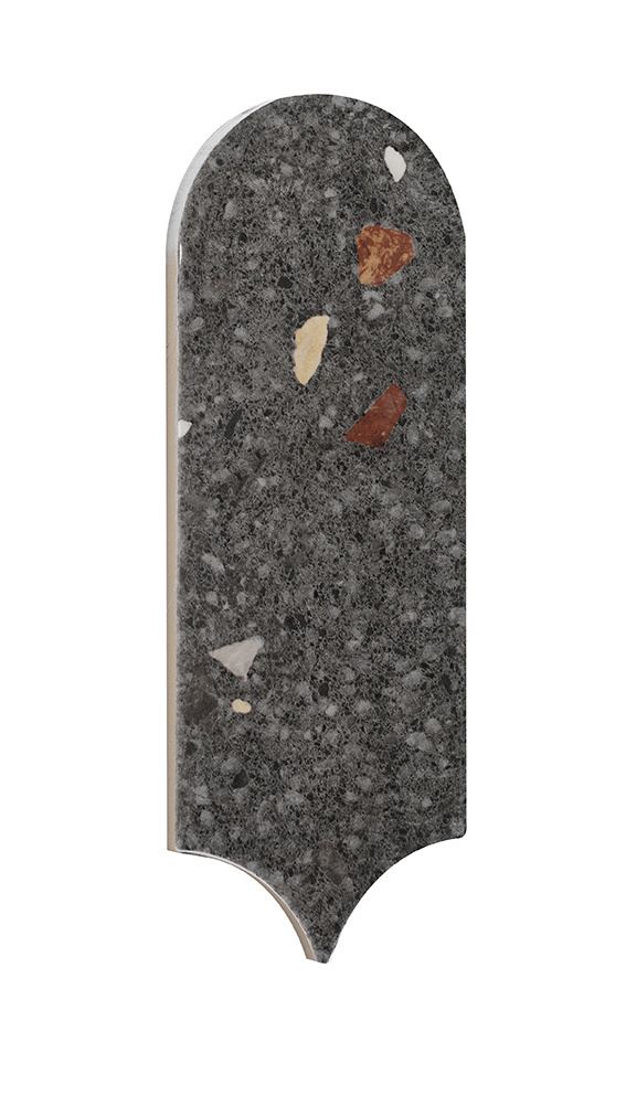 UltraStrong Terrazzo Round Anthracite