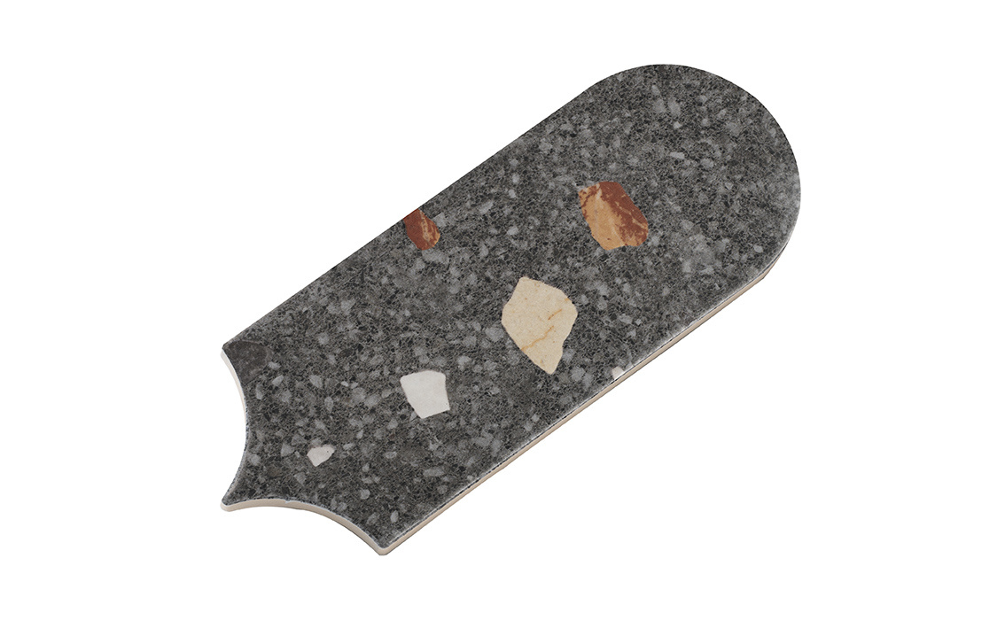 UltraStrong Terrazzo Round Anthracite