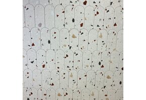 UltraStrong Terrazzo Round White