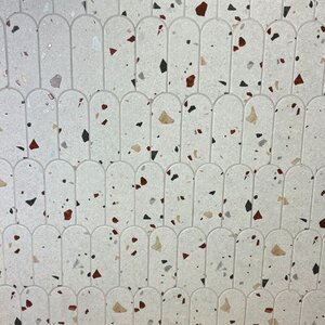 UltraStrong Terrazzo Round White