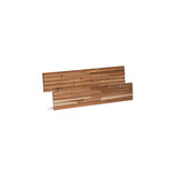 UltraWood Teak Concave Wall panels
