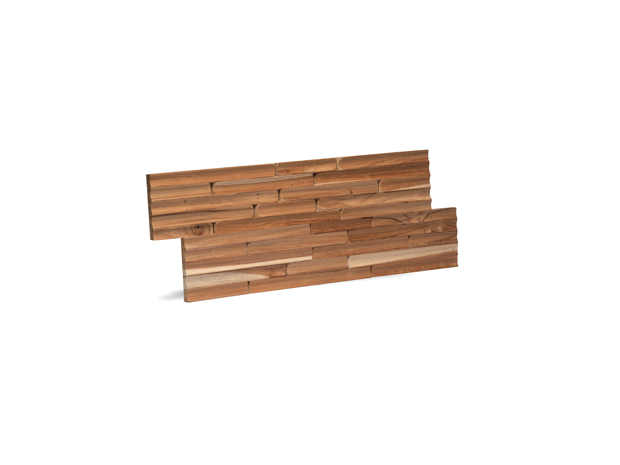 UltraWood Teak Concave Wandpaneele