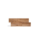 UltraWood Teak Concave Wandpaneele