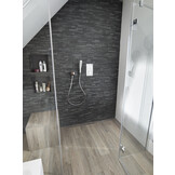 UltraStrong Bologna Black - 3D Wandfliesen